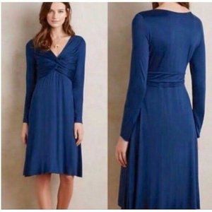 Bailey 44 Navy Blue Long Sleeve Midi Dress XS